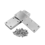 10 Pack 5-1/2" X Flat Mending Plate, 201 Stainless Steel Str... Usa Fast Ship. Fixed Price $27.68.