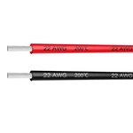 Electrical Wire 22 Awg Gauge Silicone Hook Colors Each 10FT, Black. Fixed Price $7.58.