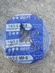 Romex 250 Ft. 14/3 Solid Blue Electrical Wire 14-3NMW/G Encore. Fixed Price $90.00.