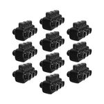 Ohlectric 10 Pack Dual Side Entry 3 Port 2-14 Awg Black Insulated Con.... Fixed Price $168.77.