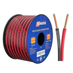 Speaker Wire Gauge 2 Conductors Red Black Cable Hookup Led 14AWG/50FT. Fixed Price $17.75.