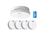 Innolink Photoelectric Smoke Alarm With 10-YEARS Sealed Lithium Battery (4-PACK). Fixed Price $39.90.
