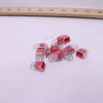 (10-PK) Ideal In-sure 2-PORT Connectors Red 30-1332S Complete. Fixed Price $8.05.