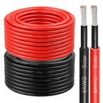 Kimbluth Solar Cable 50FT Red + Black Tinned Copper. Fixed Price $141.10.