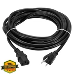 Meccanixity 20FT Black Power Cord C13 To Nema 5-15P. Fixed Price $44.99.