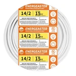 Solid Indoor 14/2 W/g Nmb Cable Coil Electrical Wire 15FT, White. Fixed Price $32.44.