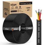Nilight Electrical Wire 50FT 16 Gauge 3 Conductor Tinned Oxygen Free Copper. Fixed Price $36.99.