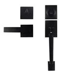 Hardhawk Front Door Handle Set Deadbolt Lever Black, Reversible Exterior. Fixed Price $89.89.