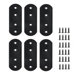 Tulead Black 4-HOLE Brace Melding Plates Straight Metal Flat Brackets.... Fixed Price $18.90.