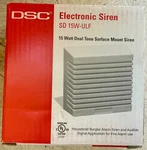 Dsc Electronic Burglar Alarm Siren Sd 15W-ULF Watt Dual Tone Surface Mount. Fixed Price $13.49.