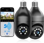 Wesecuu Light Bulb Security 2.4GHZ Wifi 2K Cameras Wireless O.... Fixed Price $39.99.