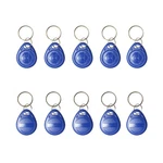 Etekjoy 10 Pcs Writable 125KHZ Rfid Key 1.4*1.1*0.2 Inch, Blue Fobs. Fixed Price $11.94.
