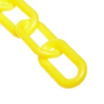 Plastic Barrier Chain, Yellow, 1.5-INCH Link Diameter, 25-FOOT Length (30002-25). Fixed Price $23.91.