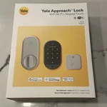 Yale Approach Smart Lock Wi-fi Bluetooth Keypad New Silver Argent. Fixed Price $96.30.