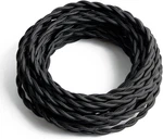 25FT Fabric Cloth Covered Lamp Twisted Wire,prunlla Vintage 18/2 Industrial Elec. Fixed Price $27.11.