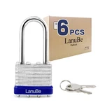 Laminated Padlock 1-9/16 Inch (40MM) Long Shackle Pack Keyed Alike, Blue Pl.... Fixed Price $27.75.