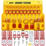 58 Pcs Lockout Tagout Kits, Electrical Safety Loto Includes Padlocks. Fixed Price $88.59.