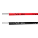 Electrical Wire 14 Awg Gauge Silicone Hook 2 Colors Each 10FT, Black. Fixed Price $17.19.