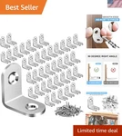 High-quality Stainless Steel 40PCS Brackets For Stronger Furniture Support. Fixed Price $20.98.