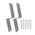 Pack Heavy Duty 2X4 Drop Open Security Door Lock Bracket Barricade Brac.... Fixed Price $23.48.