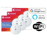 3-PACK Kidde Smart Water Leak Flood Alarm And Freeze Detector Wi-fi Google Alexa. Fixed Price $39.98.