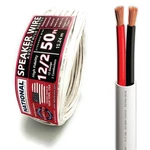 National Wire&cable 12/2 Audiophile Speaker 50 Ft, 12-GAUGE Conductors. Fixed Price $81.83.