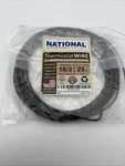 18/2 25FT. National Wire&cable Thermostat Hvac Heating Cooling Control New. Fixed Price $14.99.