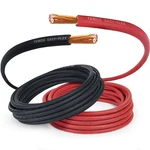 Temco Gauge Awg 25 Ft Black + Red Flexible Pure Copper Made In Usa We.... Fixed Price $248.35.