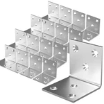 40PCS Stainless Steel Angle Bracket, 2"X2"X2" Heavy Duty Brackets For Wood,.... Fixed Price $50.79.
