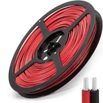 65.6FT Extension Cable Cord Jackyled 2-PIN Wire, Red And Black. Fixed Price $17.99.