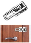 Door Swing Bar Latch With Extra Buckle Lock, Guard For Front And In.... Fixed Price $11.88.