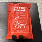 Fire Blanket Ce Standard EN-1869:2019, Multiple Sizes, Red Safety Cover. Fixed Price $14.99.