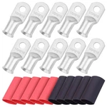 Igreely 10PCS 1/0 Gauge Wire Lugs Awg - 5/16"(M8), Tinned Copper. Fixed Price $21.33.