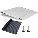 Wheelchair Users Door Threshold Ramp 36X36IN Adjustable 3.4-7.1 Rise. Fixed Price $299.99.