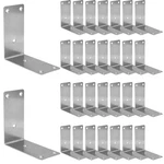 30PCS 304 Stainless Steel Corner Brace For Wood, Heavy Duty 5X1X1IN, Silver. Fixed Price $68.80.