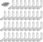 Zoenhou 50PCS 40 X Mm Shaped Brackets, Stainless Steel Corner Braces With 2. Fixed Price $41.46.
