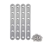 4 Pieces Stainless Steel Straight Brace (6.1 X 0.7 Inch 156 18 Mm) Flat. Fixed Price $14.20.
