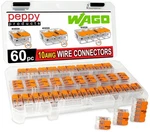Wago 221-61X Lever Nuts 60PC 10AWG Wire Connector Assortment Kit Splicing. Fixed Price $54.95.