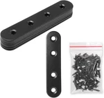 8 Sets Inch Stainless Steel Flat Plate Straight 4-100MM-BLACK,. Fixed Price $11.94.
