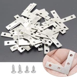 40 Pack Silver Corner Brackets, 1.5X1.5INCH Small Decorative Iron Brace. Fixed Price $10.50.