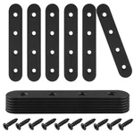 Harskiyer 12 Pcs Inch Straight Bracket, Stainless Black, 4" X 0.69",. Fixed Price $15.02.
