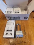 Master 3KALHBLUINK Lockout PADLOCK,KD,BLUE,1-1/4"H 6PK. Fixed Price $39.99.