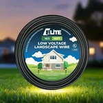 Elite 16/2 Landscape Lighting Wire, Low Voltage, Direct Burial, 50FT, Black. Fixed Price $31.99.