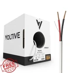 Voltive 16/2 Plenum CL3P Speaker Wire, White, 250FT, Ul Listed. Fixed Price $428.99.