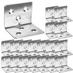 80PCS Stainless Steel Angle BRACKETS,1.2X 1.5 Wide Small Corner Brace Fo. Fixed Price $36.40.