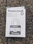 Master 3KA-0464 Padlock Standard Shackle, Square Steel Body W/ 2 Keys. Fixed Price $19.99.