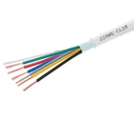 22 Awg 6 Conductors Shielded Security Alarm Wire Cable, Riser Control. Fixed Price $60.99.