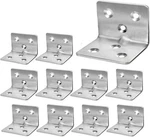 Stainless Steel Corner Braces, 1.2 X 1.5 Small 40PCS, Silver. Fixed Price $23.12.
