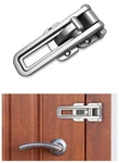 Door Swing Bar Latch With Extra Buckle Lock, Guard For Front And In.... Fixed Price $16.97.