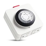 G-elek Timers For Electrical Outlets Indoor, 24-HOUR Dual Timer, Chris.... Fixed Price $18.40.
